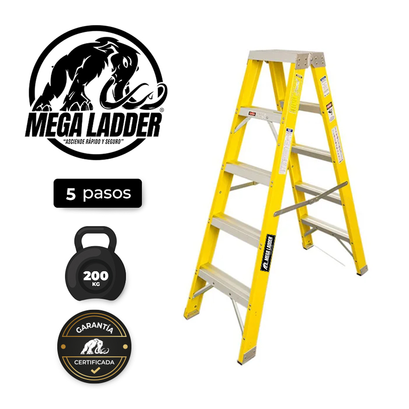 escalera d/acceso en fibra de vidrio 6 pasos, carga 200kg mega ladder (copia) escalera d/acceso en fibra de vidrio 6 pasos, carga 200kg mega ladder (copia)