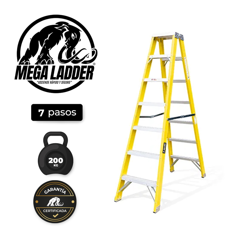 escalera d/acceso en fibra de vidrio 6 pasos, carga 200kg mega ladder (copia) escalera d/acceso en fibra de vidrio 6 pasos, carga 200kg mega ladder (copia)