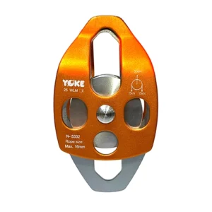 polea aluminio simple movil p/soga hasta 5/8" n 5330 6750lbs(30kn) yoke (copia)