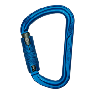 mosquetÓn ergonÓmico hms aluminio azul triple seguro automÁtico 28 kn ce en 12275 en 362 hardy hms triple 4131234 armbury (copia)
