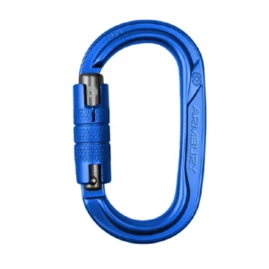 mosquetÓn ergonÓmico oval aluminio verde seguro con rosca 31 knce en 12275 en 362 oasis oval screw 4131414 armbury (copia)