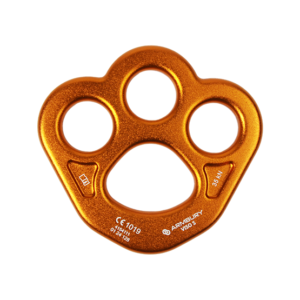 placa multianclaje x3 aluminio talla s naranja 35 kn ce rigging plate 4154111 armbury