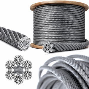 cable de acero tipo cascabel 1 1/8" 6*36ws+iwrc