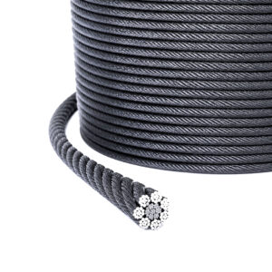 cable de acero tipo no rotatorio 1 1/4" (19*7/35w*7)